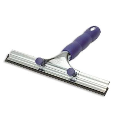 Raclette à vitre en acier galvanisé de 25 cm avec lame caoutchouc interchangeable