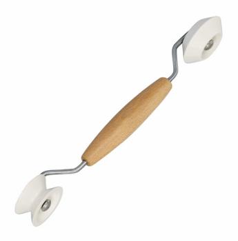 Roulette de colleur à double roue pour angles, outil professionnel pour la pose de revêtements de sol PVC et textile