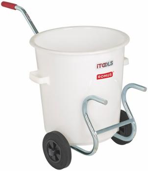 Station de malaxage professionnelle Basic 75L avec cuve intégrée pour mélanger mortier et résine de revêtement de sol.