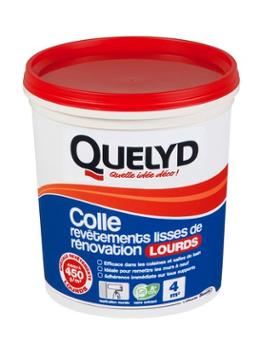 Colle de Revêtements Lisses de Rénovation Lourds en seau, forte adhérence pour murs, sols et isolation