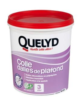 Colle mastic blanche pour dalles de plafond, adhésif mural isolant
