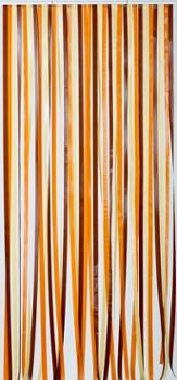 Rideau de porte lanières Antilles brun/beige 100x220cm