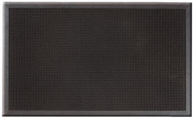 Tapis caoutchouc gratte pieds à picots noir 40 x 60 cm pour entrée extérieure