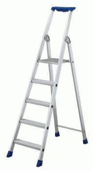 Escabeau professionnel MCP Maxibat en aluminium 6 marches avec plateforme antidérapante à 1.36m de hauteur