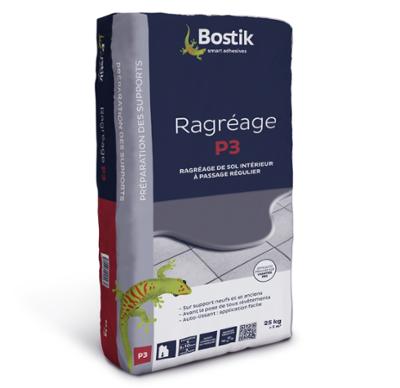 Ragréage P3 Intérieur poudre rouge 25 kg pour réparation et nivellement de sol