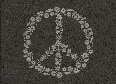 Tapis Country Faux Coco D2679-6 de 55x70 cm sans bordure, idéal pour une entrée.