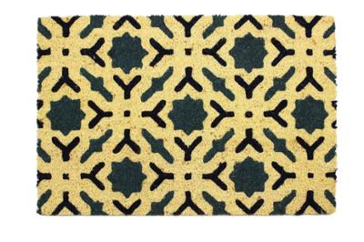 Tapis d'entrée coco imprimé Kimli 40 x 60 cm