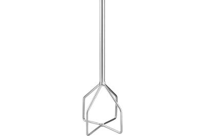 Tige mélangeuse CS en acier, diamètre 120mm, longueur 600mm, avec filetage M14 pour malaxeur professionnel.