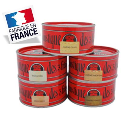 Pot d'Encaustique Pâte Pure Térébenthine 400 g pour la protection et l'entretien du bois