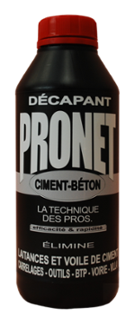 Décapant sols ciment béton laitance 1L