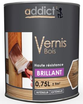 Addict Vernis Bois Brillant 750ml Incolore