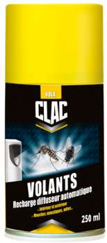 Recharge anti-volants 250 ml TP18 pour diffuseur automatique, efficace contre les nuisibles en extérieur