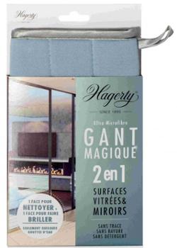 Gant de nettoyage microfibre Gloves Glass pour vitres et miroirs, garantissant un résultat sans traces.