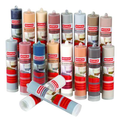 Mastic de Finition acrylique coloré 310 ml en cartouche prêt à peindre