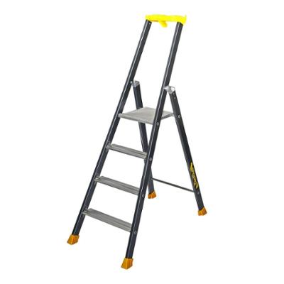 Escabeau 4 marches en aluminium laqué MP, pliable