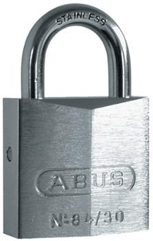 Cadenas à clé laiton gris anse inox robuste