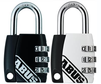 Cadenas à code en zinc de 30 mm noir et blanc personnalisable