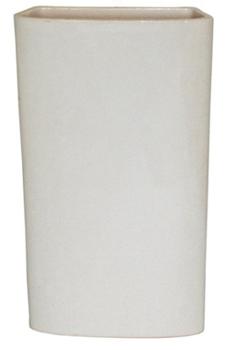 Saturateur céramique plat large aspect céramique blanc de 350 ml