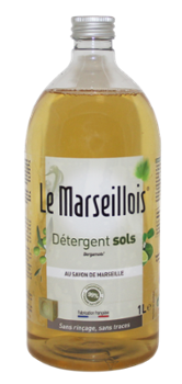 Flacon de détergent liquide pour sols durs sans rinçage, 1 litre