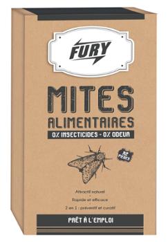 Pièges à mites alimentaires TP19 en boîte de 2, solution discrète et efficace