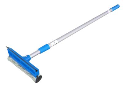 Lave-vitres télescopique avec mouilleur et raclette, extensible de 80 à 160 cm