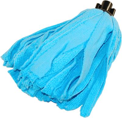 Serpillière microfibre à frange turquoise pour un nettoyage optimal des sols