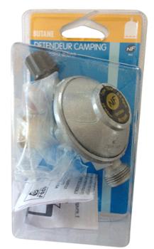 Détendeur butane camping avec tétine pour bouteille de gaz