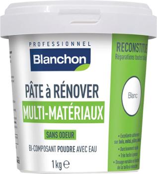 Pâte à Rénover Multi Matériaux en tube pour réparations et rebouchages durables