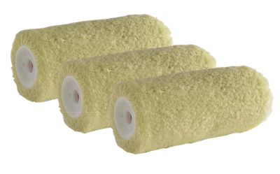 Lot de 3 manchons de rouleau à peindre façade 180 mm pour travaux extérieurs, idéal surfaces rugueuses
