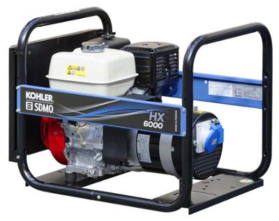 Groupe électrogène portable Power HX 6000 C5 avec roues et poignée de transport