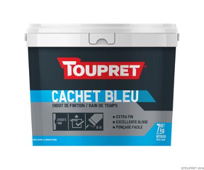 Enduit de finition et de lissage Cachet Bleu Gain de Temps en pâte, seau de 7 kg, prêt à l'emploi