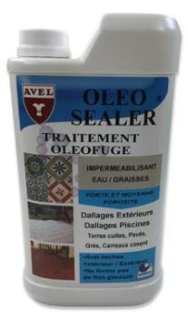 Bidon de 1 litre de Traitement Oléofuge Oléo Sealer, imperméabilisant et protecteur pour matériaux de bricolage.