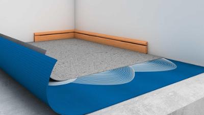 Sous-couche Tarkolay bleue en lé de 2 m x 45 ml pour sol humide