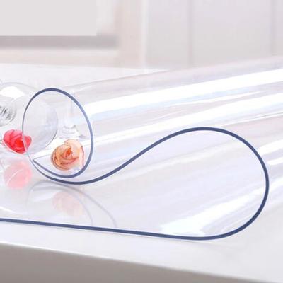 Nappe feuille cristal transparente unie en rouleau 140 cm x 15 m épaisseur 100/100ème