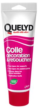 Colle Décoration & Retouches en tube de 200 g pour papiers-peints et petites réparations murales