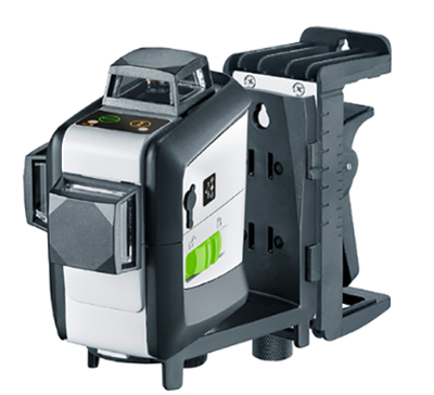 Laser croix professionnel SuperPlane 3G-Pro vert auto-nivelant pour le traçage précis sur chantier.