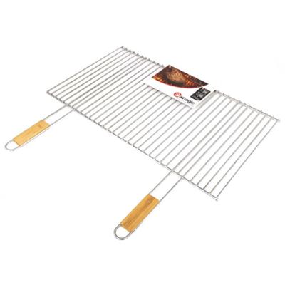Grille de barbecue rectangulaire découpable 40 x 70 cm