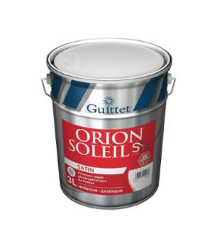 Pot de peinture laque intérieure Orion Soleil finition satin 3L, résistante et facile d'entretien.