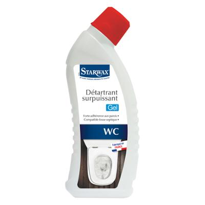 Flacon de Détartrant Surpuissant WC Gel 750 ml pour un nettoyage en profondeur des toilettes