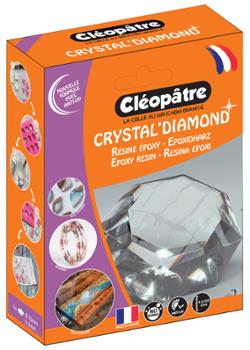 Boite de résine Epoxy Crystal Diamond 150 ml, transparente et brillante pour les loisirs créatifs.