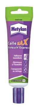 Colle murale et papiers-peints Max 2 en 1 Retouch’Express Tube 60 g pour retouches rapides.