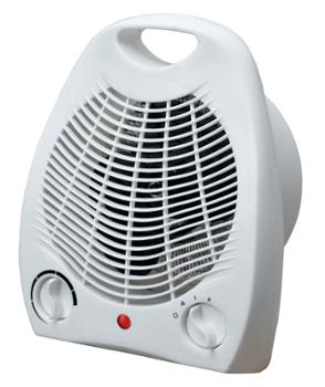 Radiateur soufflant Moesson 2000W blanc et compact