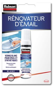 Tube de Rénov’éclats Easy Service Blanc 10 ml avec applicateur de précision pour réparation d'éclats sur émail et céramique sanitaire
