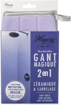 Gant de ménage en microfibre pour carrelage et céramique, idéal pour un nettoyage en profondeur.