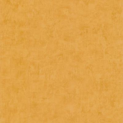 Papier peint vinyle sur intissé uni Tadelakt moutarde, texture mate et minérale