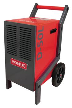 Déshumidificateur professionnel 900W D-50L, haute capacité pour assainissement de bâtiments