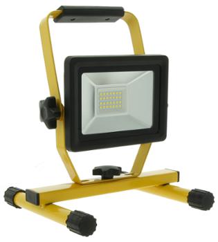 Projecteur LED portable 20W sur pied pour chantier