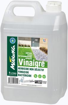 Vinaigre Désherbant Naturel 9.5° en bidon de 5L pour jardinage écologique