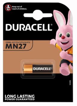 Pile spéciale alcaline MN27 12V pour télécommandes et systèmes de sécurité.