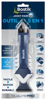 Outil multifonction Joint Parfait 5 en 1 pour retirer et lisser les joints de silicone et mastic